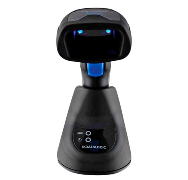 сканер штрих-кода беспроводной datalogic quickscan qbt2500, 2d usb kit bt, черный, с подставкой